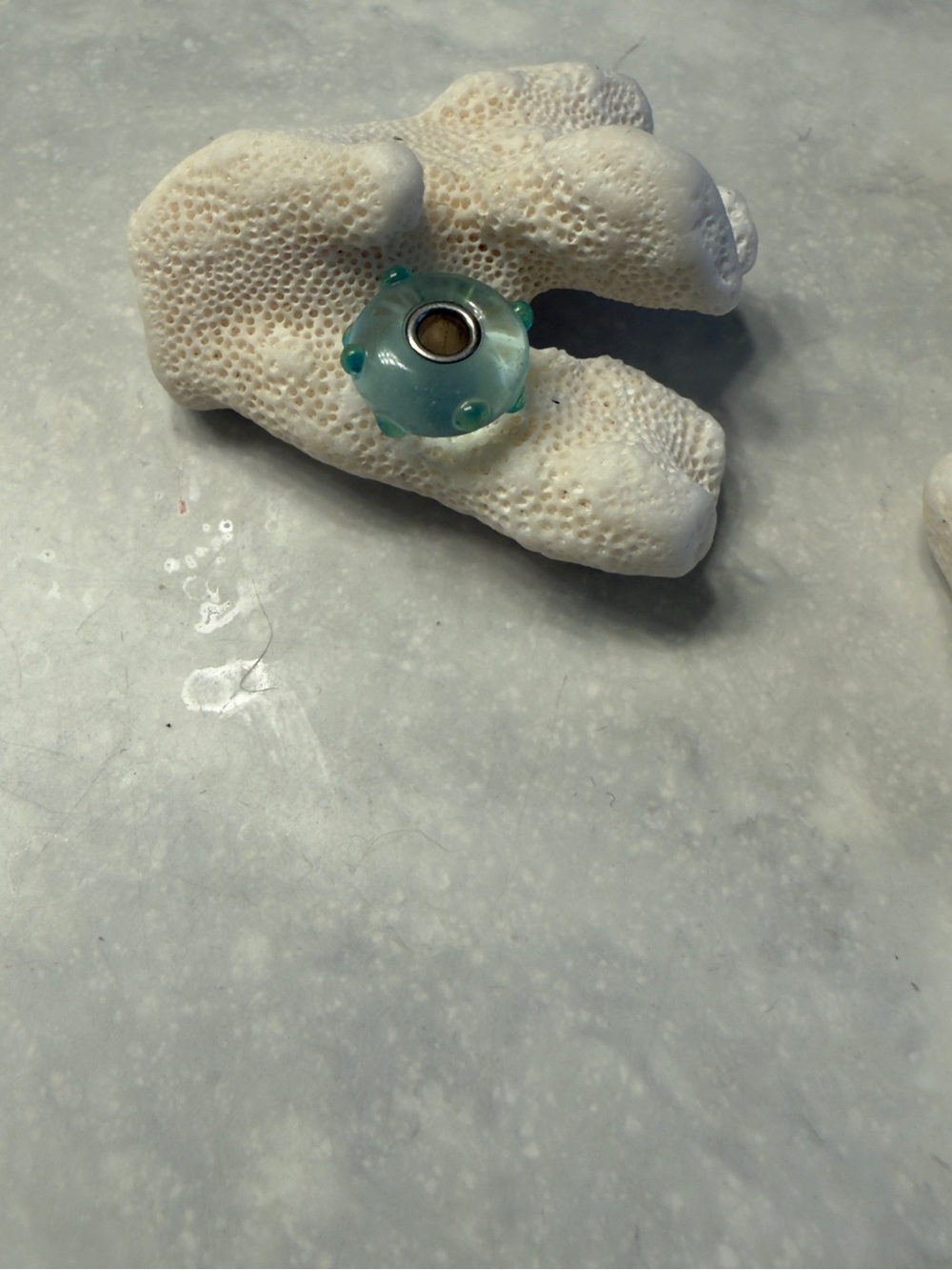 Trollbeads Blue Ice Murano Bead - Picture 5 of 5